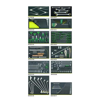 Stahlwille TOOL SET IN TOOL-CONTROL TRAY-SYSTEM 3026 TCS
