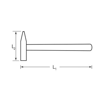 Stahlwille Engineers Hammer 10961, 200 - 2000 g