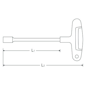 Stahlwille Nut Spinner 12507-3K, 6 - 13 mm