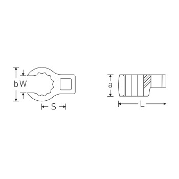 Stahlwille Crow-Ring Spanner 440 A, 3/8 - 2 3/8in