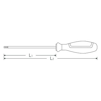 Stahlwille Screwdriver 4650, T5 - T45