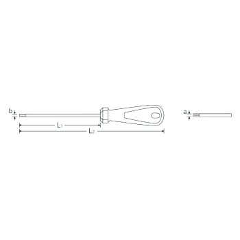 Stahlwille Screwdriver 4856 T, T6 - T40