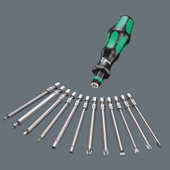 Wera 05051042001 Bit Set KK 60 Imperial, 17pcs