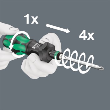 Wera 05057483001 Bit Set KK Turbo Imperial 1, 19tlg