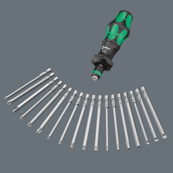 Wera 05057483001 Bit Set KK Turbo Imperial 1, 19pcs