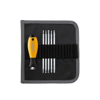 Wiha 31497 Screwdriver with interchangeable blade set SYSTEM 6 ESD, 6pcs