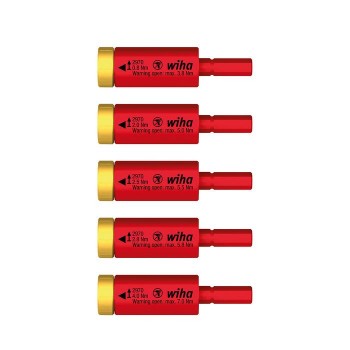 Wiha Drehmoment Set easyTorque Adapter electric für slimBits und slimVario® Halter 5-tlg. in Blister (41479)