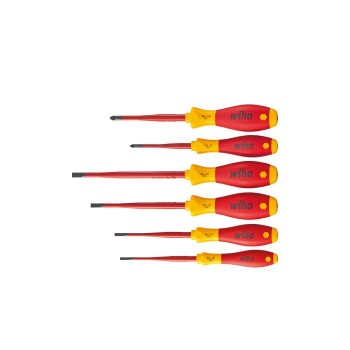 Wiha 36455 Screwdriver set SoftFinish® electric slimFix, 6pcs