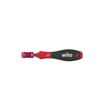 Wiha Schraubendreher mit Bithalter SoftFinish® Schnellwechselhalter 1/4" (25874) 146 mm