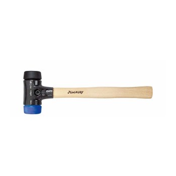 Wiha Schonhammer Safety weich/mittelweich mit Hickory-Holzstiel, Rund-Schlagkopf (26649)