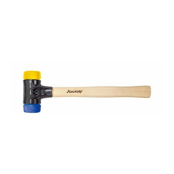 Wiha Schonhammer Safety weich/mittelhart mit Hickory-Holzstiel, Rund-Schlagkopf (26653)