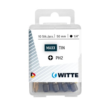 MAXX TIN Bit PHILLIPS 2 1/4 inch X50MM 5 pcs.