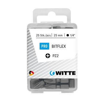 PRO BITFLEX Bit POZIDRIV 2 1/4 inch X25MM 25 pcs.