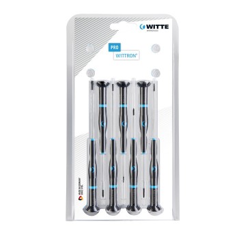 PRO WITTRON screwdriver PHILLIPS/ slotted, 7-pcs. set