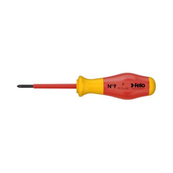 Felo 00091500190 Felo - No. 9 VDE - Pozidriv-Screwdriver with 2C-handle