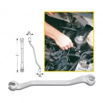 HAZET 612N-10x11 Flare nut wrench, size 10 x 11 mm