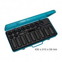 HAZET 900S Impact 6point socket set, 23pcs