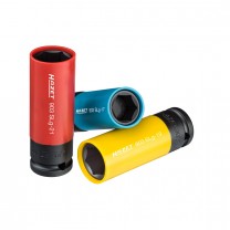 HAZET 903SPC/3 6-point impact socket set, size 17, 19 and 21 mm