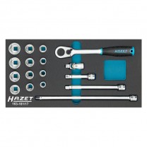 HAZET 163-181/17 Socket Set, 17pcs