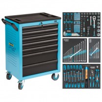 HAZET 178N-7/147 Tool trolley with assortment, 147pcs.