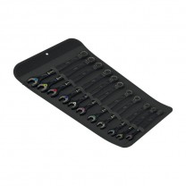 Wera 05020017001 Maul-Ringratschenschlüssel-Satz Black Edition, 11pcs