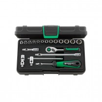 Stahlwille 96011180 Steckschlüssel-Satz 40/13/6QR, 19tlg.