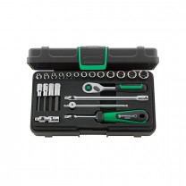 Stahlwille 96011181 Steckschlüssel-Satz 40/44/17/5QR, 22tlg.