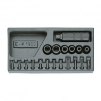 GEDORE Impact driver set in 1/3 ES tool module (1402242), 1500 ES-K 1900