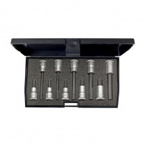GEDORE Screwdriver bit socket set 3/8" 10 pcs in-hex 4-10 mm (1509918), IN 30 LKM