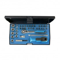 GEDORE Socket set 1/4" 37 pcs (2010348), D 20 KAU-20