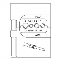 GEDORE 8140-18 Modul-Einsatz für schwere Steckverbinder (1830732)