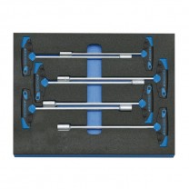 GEDORE Nut driver set in 2/4 CT tool module, 7 pcs (2016532), 2005 CT2-2133 T