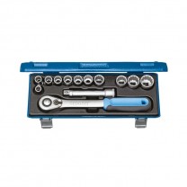 GEDORE Socket set 1/2" 13 pcs UD 10-24 mm (2545829), D 19 KMU-20