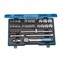 GEDORE Socket set 1/2" 31 pcs (2546043), D 19 XMAU-20
