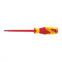 GEDORE VDE Screwdriver, ball end, 2.5 mm (2824485), VDE 2163 K 2,5