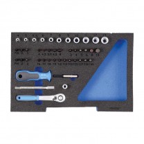 GEDORE Socket set 1/4" in 1/2 L-BOXX 136 module (2835886), 1100 CT1-20
