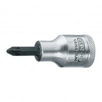 GEDORE Screwdriver bit socket 1/2" PZ 2 (6156680), IKS 19 PZD 2