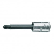 GEDORE Screwdriver bit socket 1/2", long TORX T40 (6152690), ITX 19 L T40-100