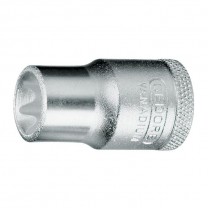 GEDORE Socket 1/2" TORX E18 (6194500), TX 19 E18