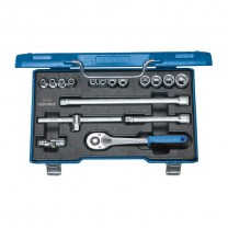 GEDORE Socket set 3/8" 17 pcs 6-19 mm (6235710), 30 GMU-10