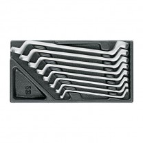 GEDORE Double ended ring spanner set in ES module (6621190), 1500 ES-2