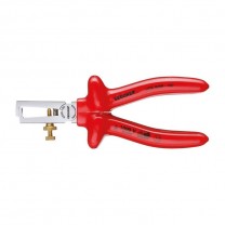 GEDORE VDE Stripping pliers with VDE dipped insulation 160 mm (6708980), VDE 8098-160