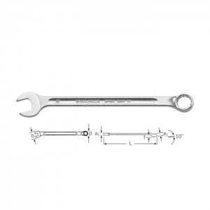 Stahlwille 40100606 Combination spanner long OPEN-BOX 14 6, size 6 mm
