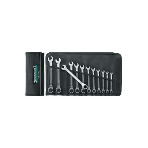 Stahlwille 96411712 Ratcheting combination spanner set Open-Ratch 17/12 12pcs., 8 - 19 mm