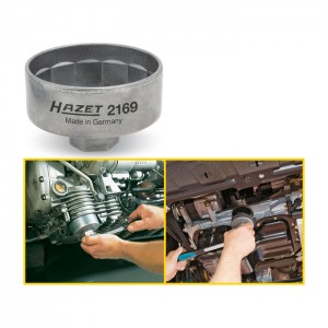 HAZET 2169 Ölfilter-Schlüssel, sw 74.4 mm