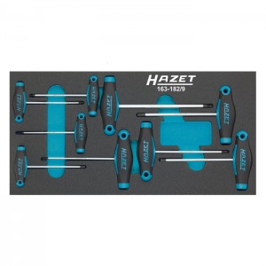 HAZET 163-182/9 TORX®-T-handle screwdriver set, 9pcs