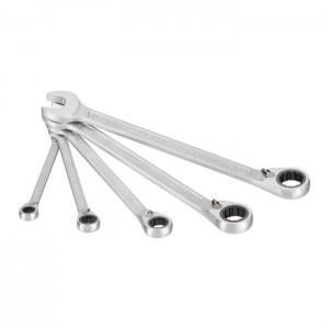 HAZET Ratcheting combination wrench set 606/5