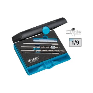 HAZET 4760-M 8X1/9 Glow plug repair set, 9pcs
