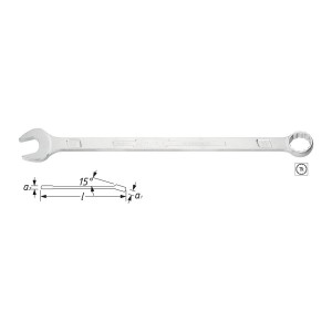 HAZET Combination spanner extra long 600Lg, size 10 - 41mm