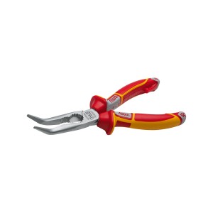 NWS 141-49-VDE-205-SB Chain nose pliers VDE, 205 mm, angled 45°